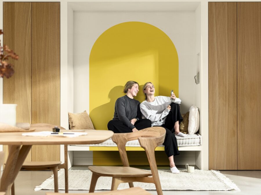 Sfeerfoto van met Flexa kleur van 2025 - true joy