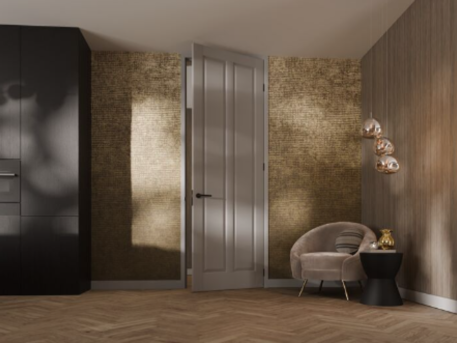 Weekamp deur model Salon voor een ruimtelijk effect