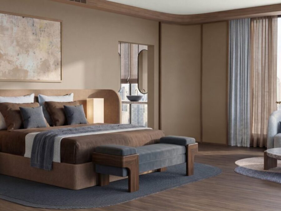 Sigma Kleur van het jaar 2027 Solid Ground Country Soil slaapkamer