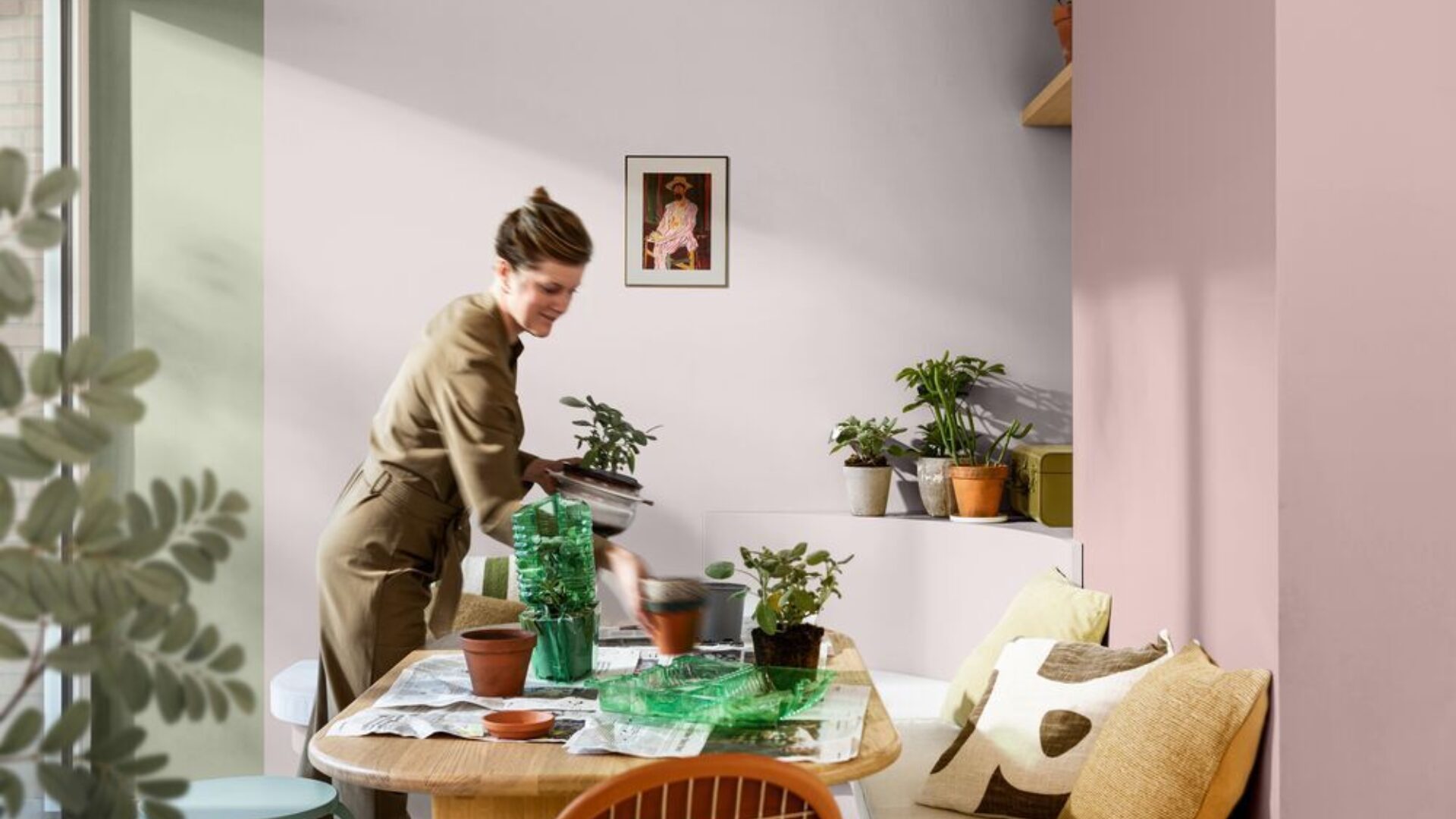 Flexa Kleur van het Jaar 2027: Soulful Sage - Eethoek