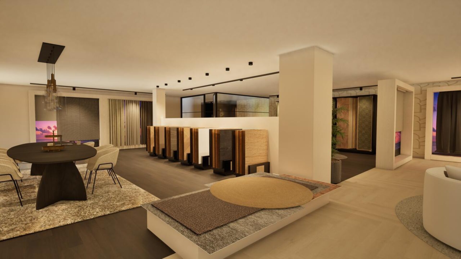 3D-ontwerp van showroom Thuisin 4yourliving in Maarssen