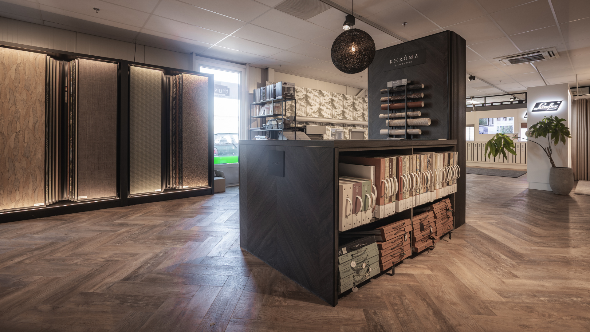 Thuisin Groene Hart Bodegraven woonwinkel behang