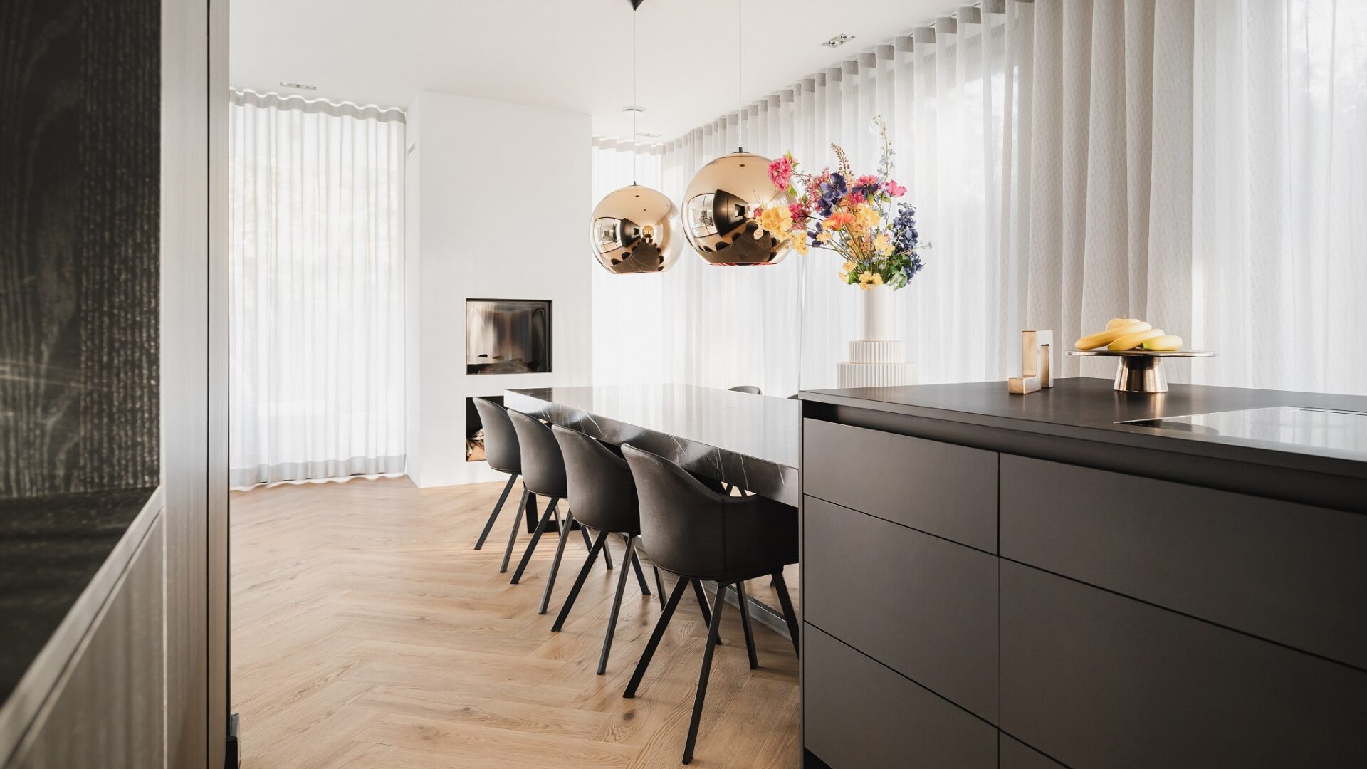 Lichte houtlook pvc-vloer van Therdex