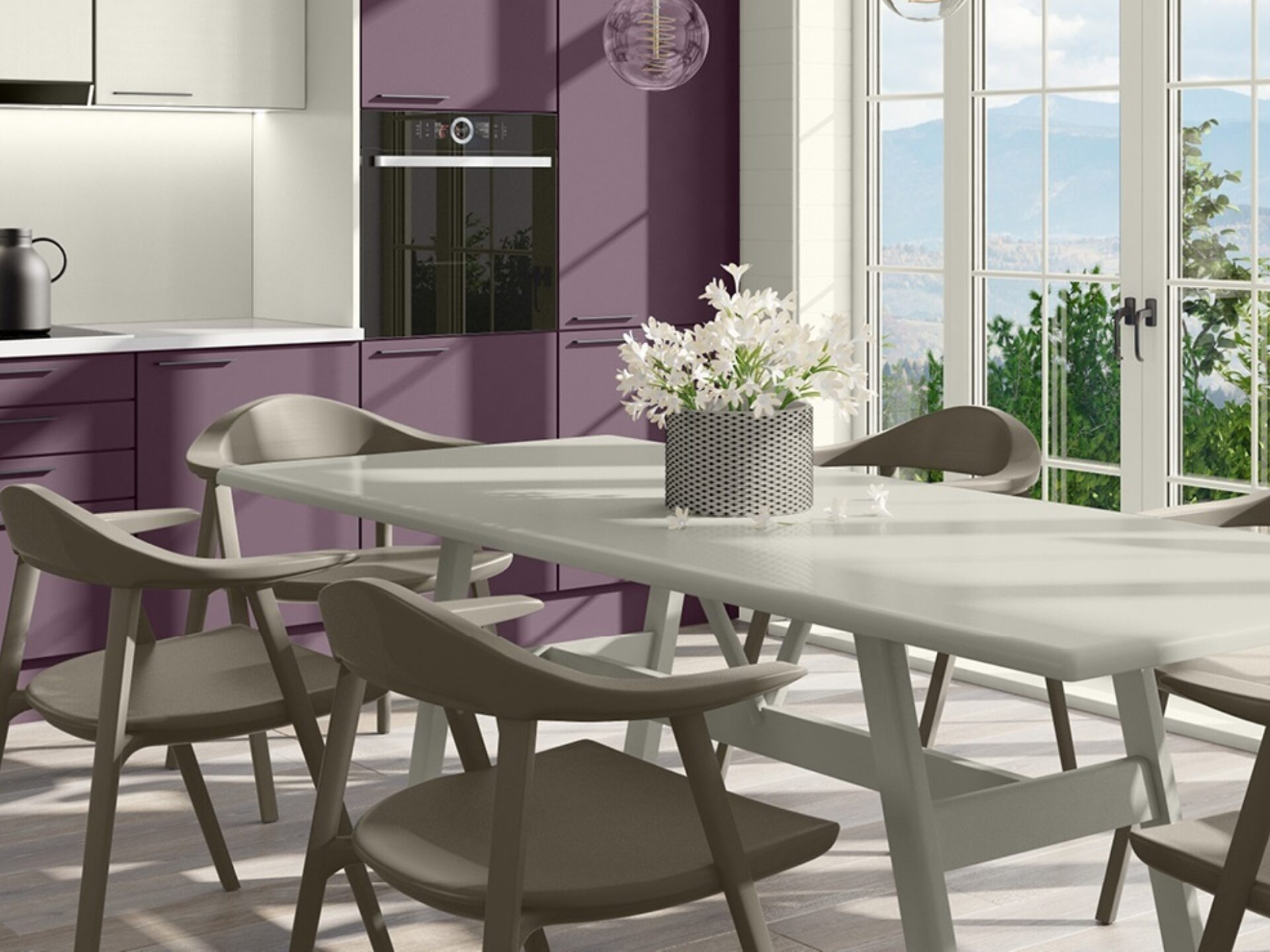 Sigma kleur van het jaar 2025 Amethyst shadow