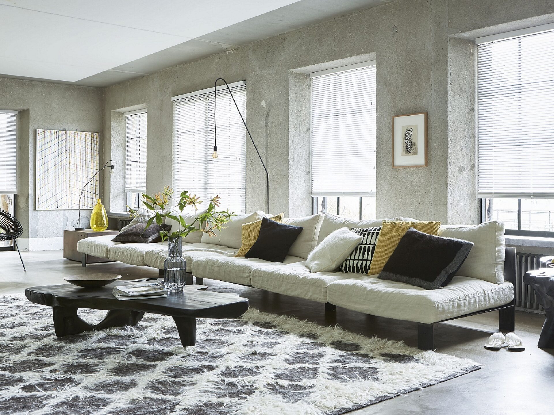 Bece Houten Jaloezieën in de woonkamer