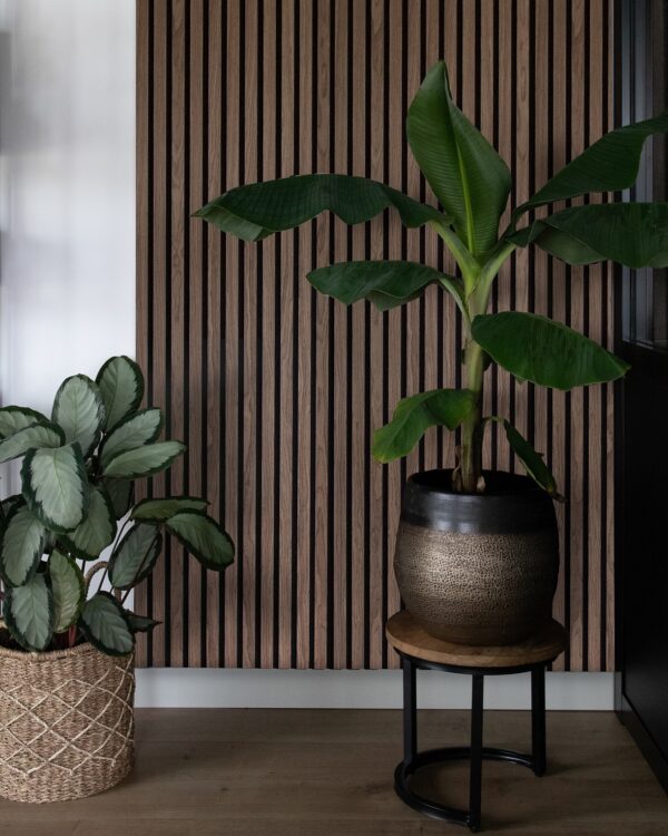 Breng diepte aan in je interieur met houten wandpanelen in een donkere kleur, stijlvol en chique!