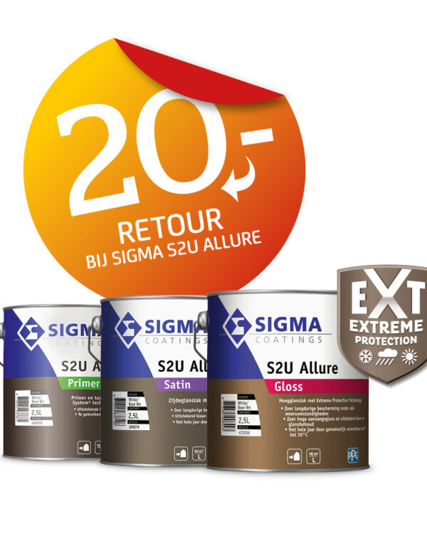 Sigma Hero 3 Campagne S2U Allure buitenverf en primer korting actie