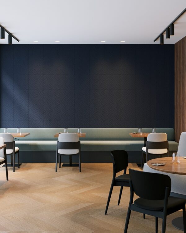 Viltpanelen in de horeca voor stijl en akoestiek