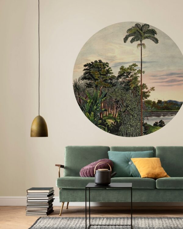 Behangcirkel van Noordwand bij Thuisin