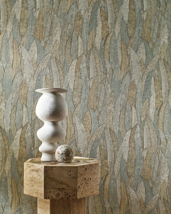 Behang met luxe uitstaling bij Thuisin