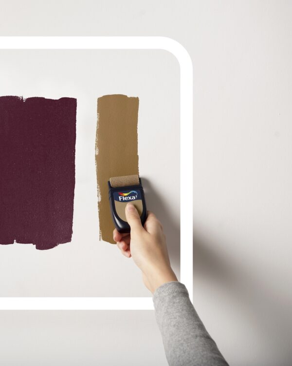 Flexa Kleurtester Testen Spiced Honey Kleur van het Jaar 2019