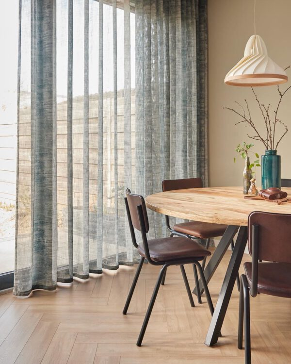 Gordijn vitrage Eijffinger Confidence blauw s