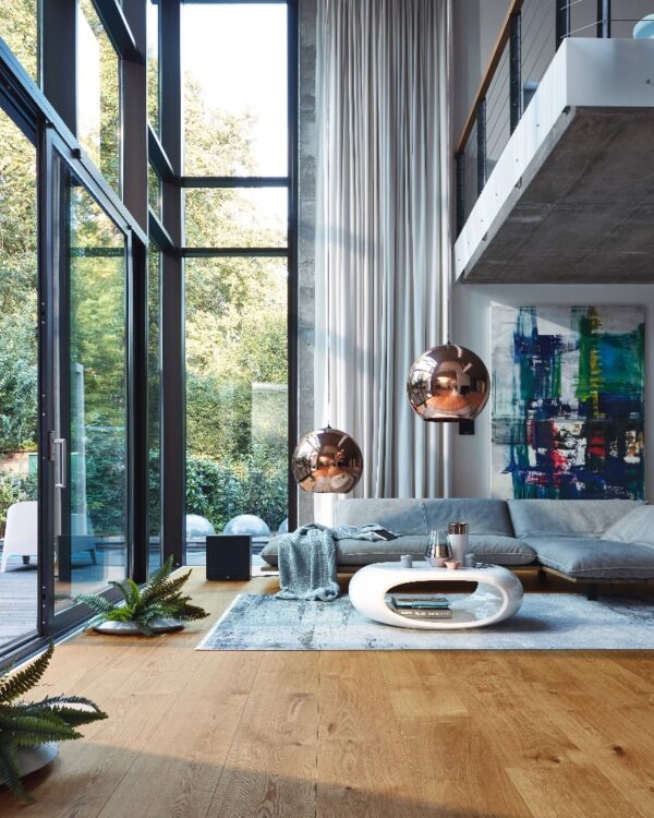 Donkere Lindura vloer voor in de woonkamer