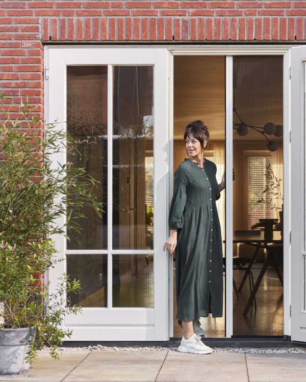 Horren Luxaflex plisse openslaande deuren