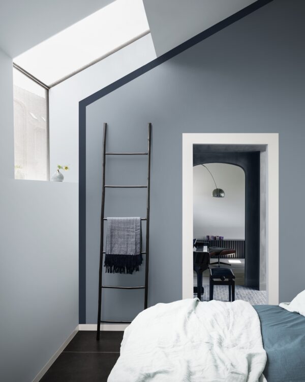 Pure verf van Flexa in de kleur blauw