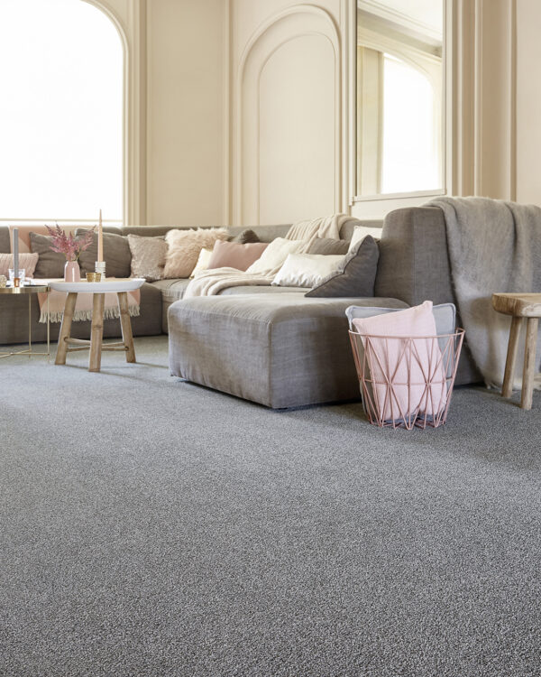 Vloeren Interfloor Lexus SDN Tapijt grijs woonkamer