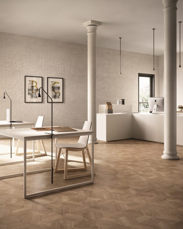 Vloeren pvc Moduleo Verdon Oak houtlook verschillende tinten hexagon