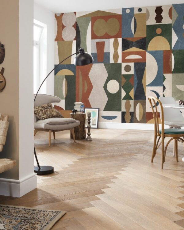 Noordwand fotobehang bij Thuisin