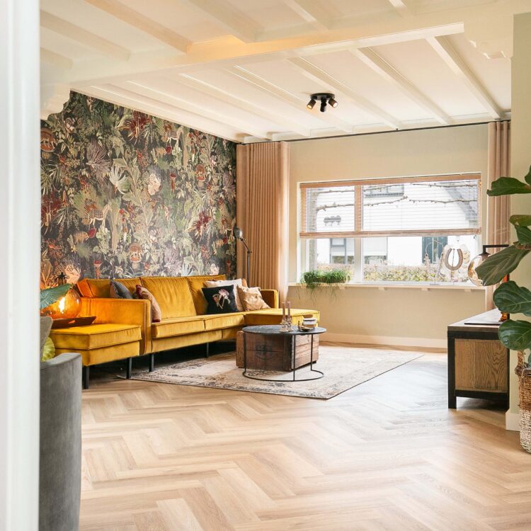 Binnenkijken bij Jelle - vloer in de woonkamer