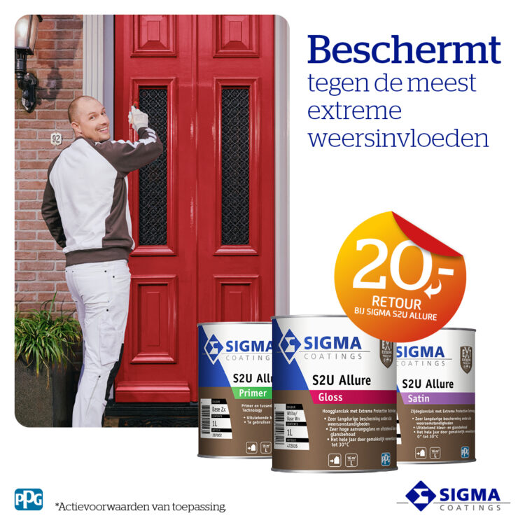 Sigma Hero 3 Campagne S2U Allure buitenverf en primer korting actie
