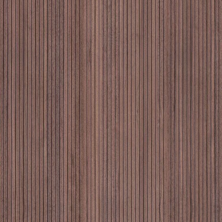 Luxe lattenwanden in walnoot