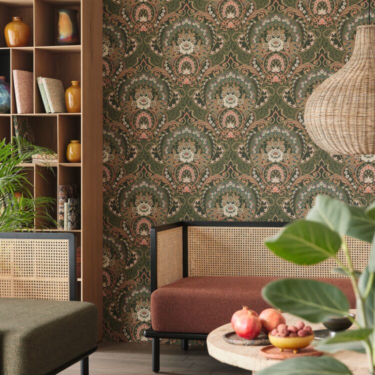 Bohemian print behang bij Thuisin