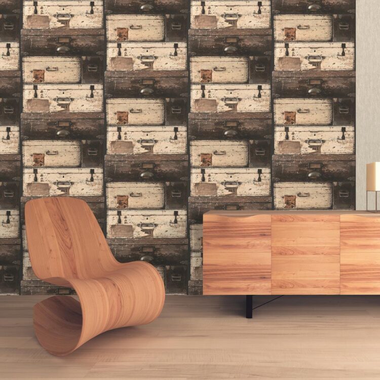 Behang Noordwand kist sfeerfoto