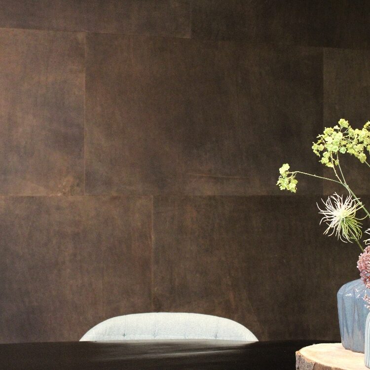 Luxe leren wandtegels van Belledo