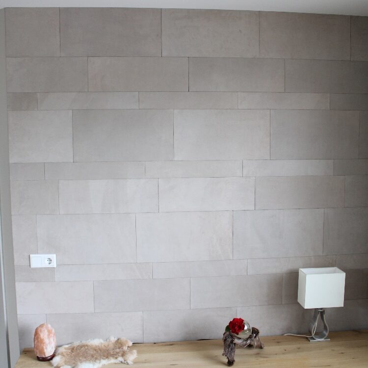 Luxe leren wandtegels van Belledo, detailbeeld