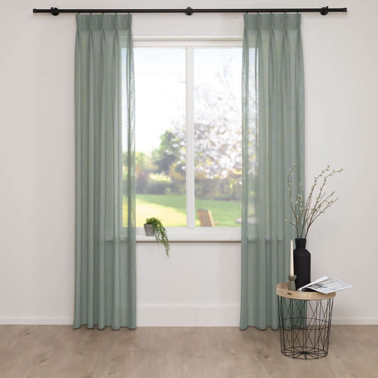 Elegant gordijn gemaakt van 100% polyester