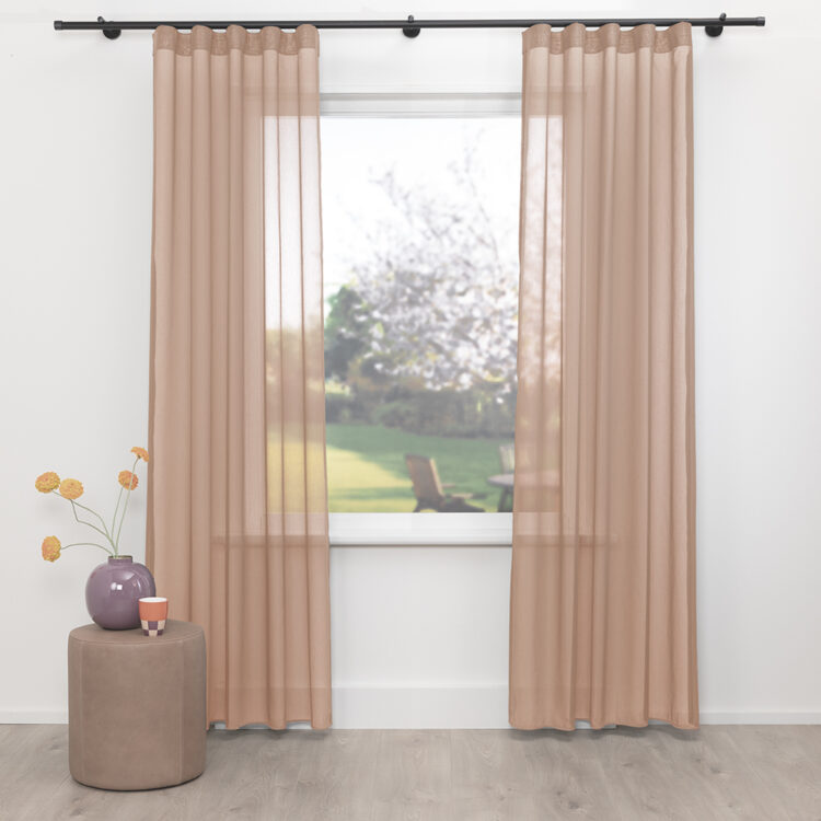 Elegant stijlvol vitrage-gordijn van Vriesco