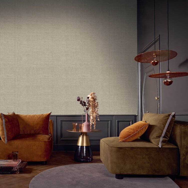 Casamance behang: luxe Casamance-behang met subtiel patroon voor een verfijnde uitstraling.