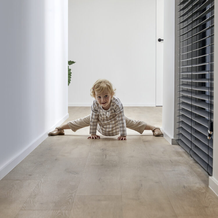 Rechte plank pvc-vloer van Coretec®