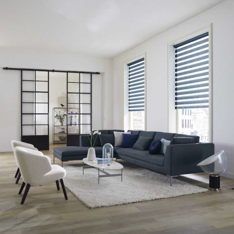 Multishades van Sunway in de woonkamer