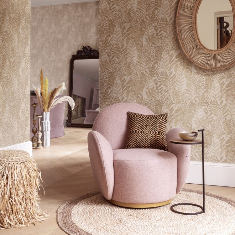 Hookedon Walls Behang in de woonkamer