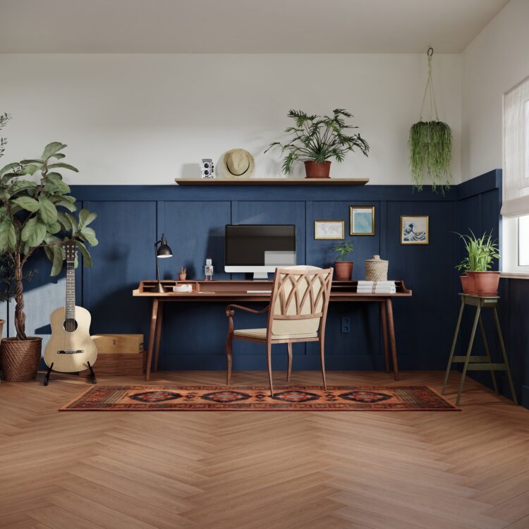 INTR Laminaat Vloer Eclectisch Vintage Werkkamer