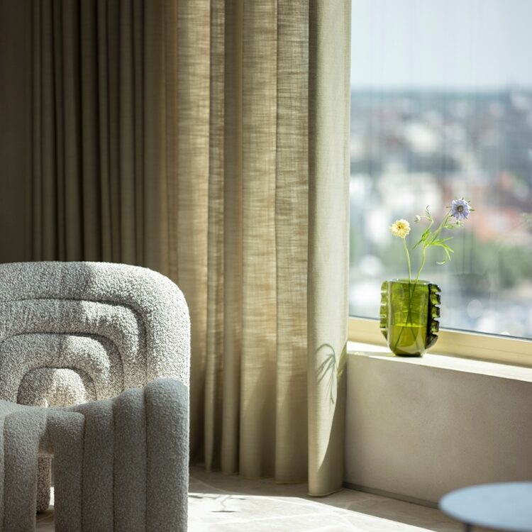 Kendix Cadence gordijnen groen