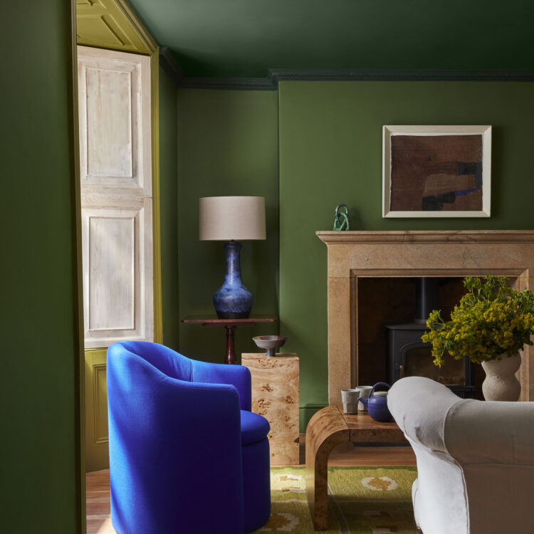 Little Greene Muurverf Hopper 297 Citrine 71 Dark Brunswick Green 88