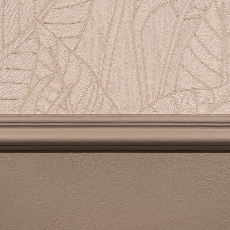 Arte linnen behang in combi met Quartz-R wandbekleding