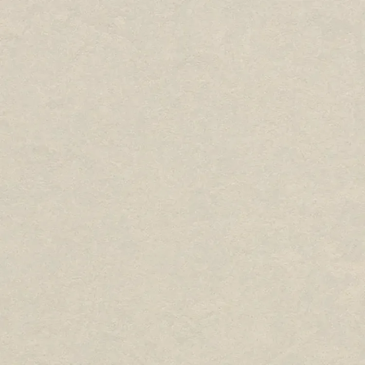 Close-up van Marmoleum Fresco Edelweiss, gebroken witte vloer met subtiele marmering
