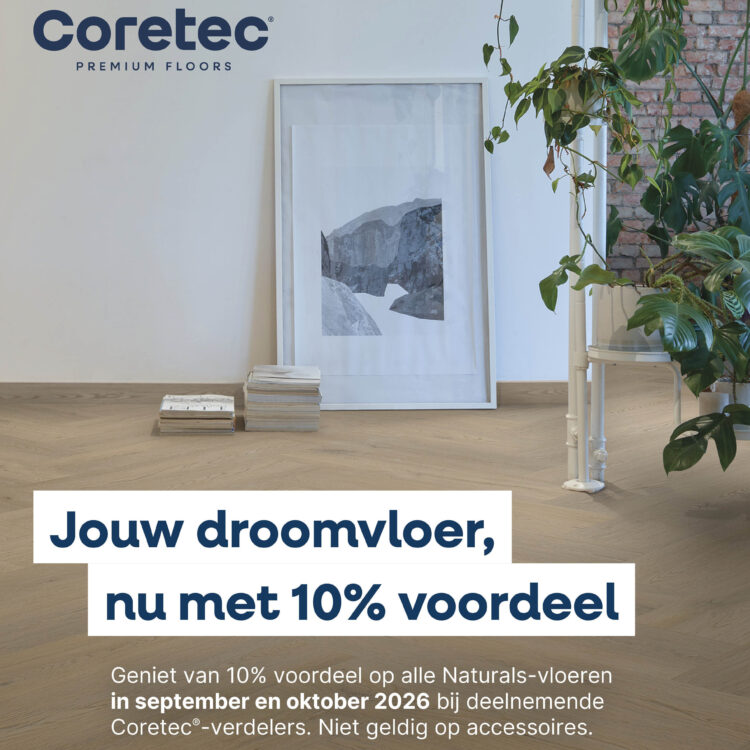 Coretec naturals actie pvc-vloeren