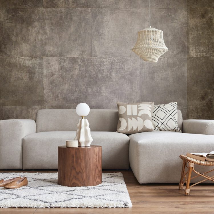 Belledo wandbekleding leren behang