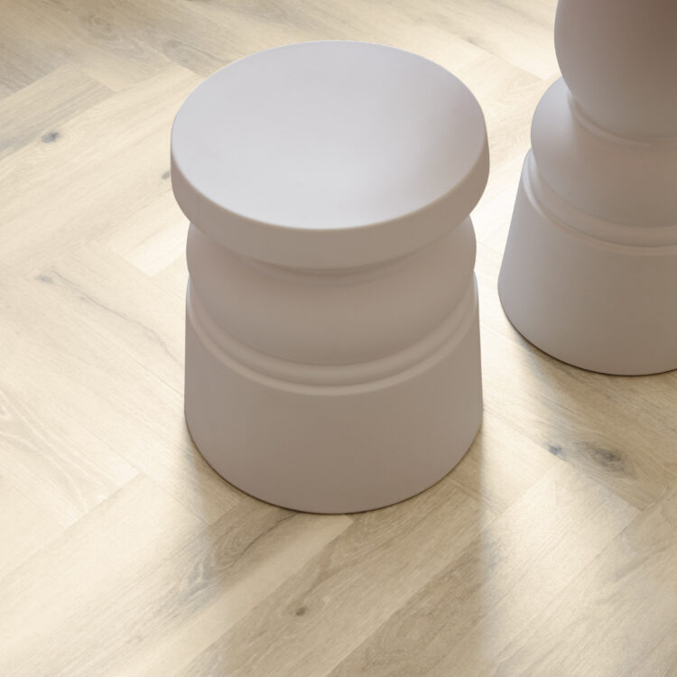 Thuisin Collectie Blij Pistaccio Shell Visgraat PVC Close-up