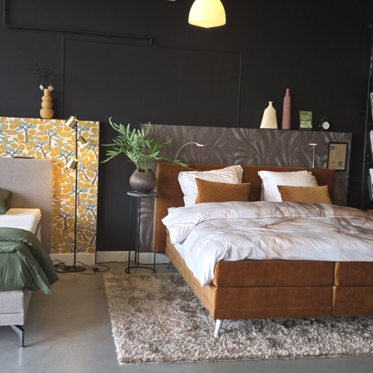 Thuisin Sfeerhuis Kampen slapen bedden met achterwand