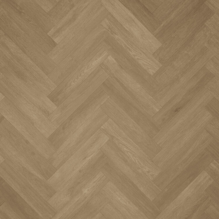 Thuisin pvc vloer Vredig Brown visgraat detail