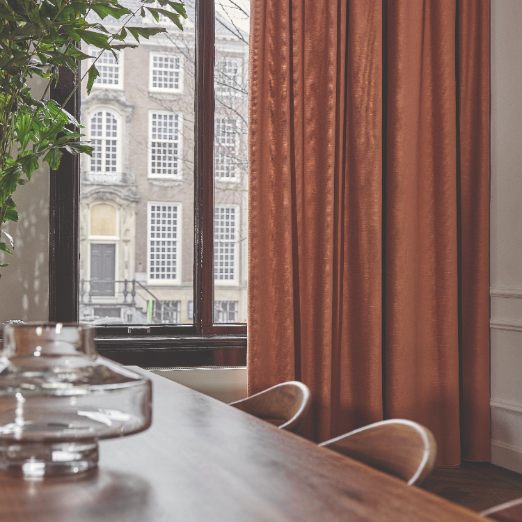 Artex Loft-gordijnen in de woonkamer