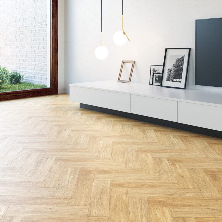 Vloeren Van Hardeveld Laminaat houtlook visgraat licht hout