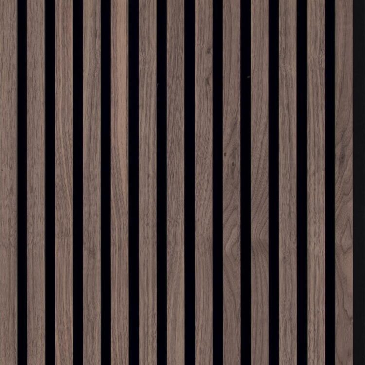 Wandpanelen Silentlines van Cotap in de kleur walnoot